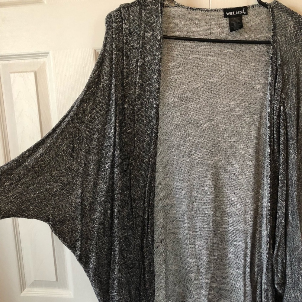Dark gray cardigan
